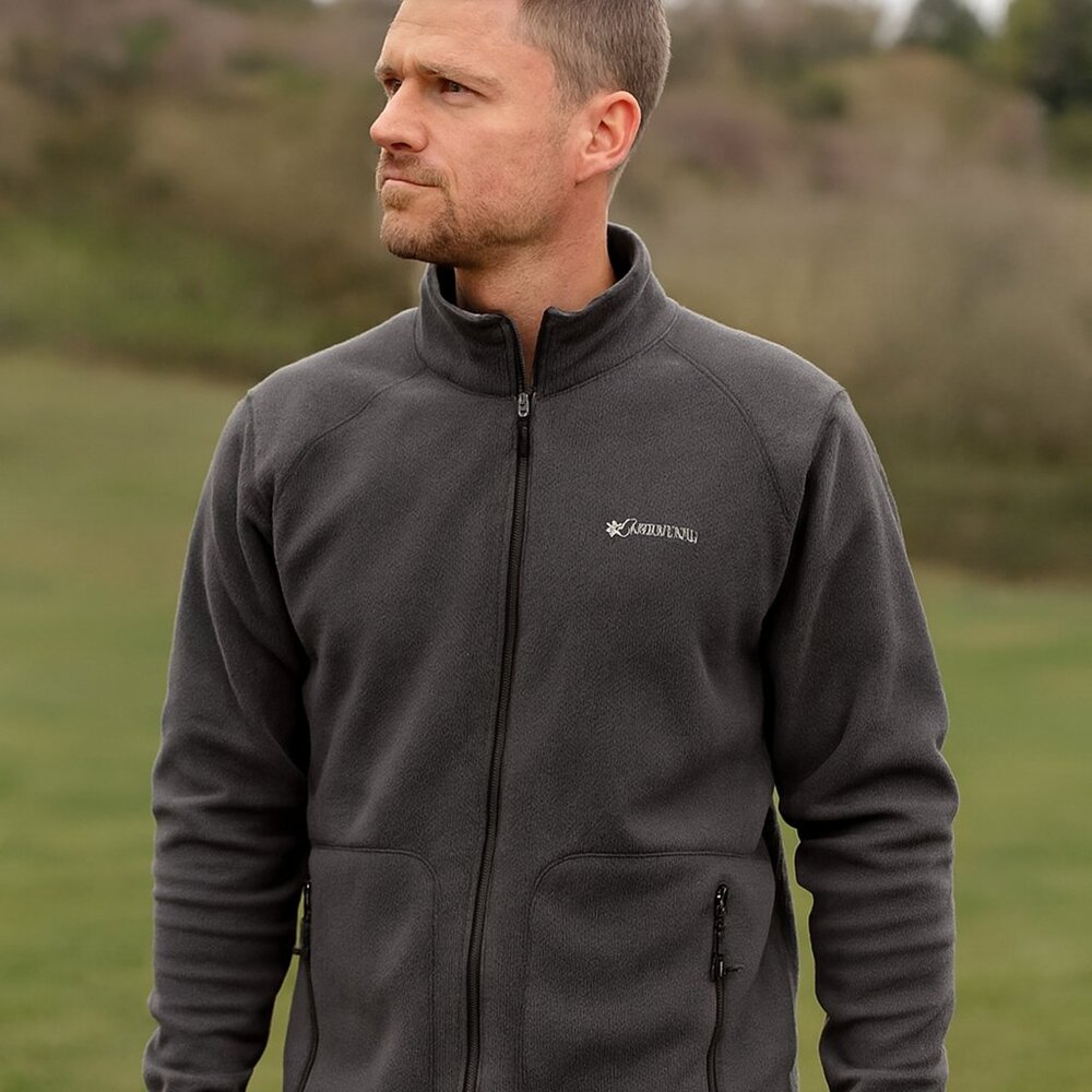 Columbia Men XL Grey Full Zip Mock Neck Athletic Running Golf Outdoor Jacket Y2K